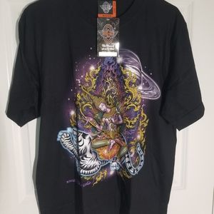NWT Black Graphic Tee Thailand